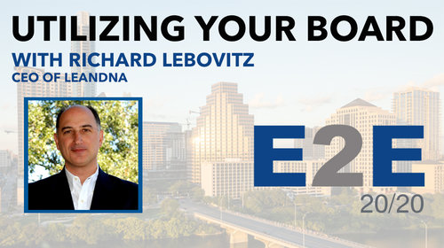 Utilizing Your Board with Richard Lebovitz